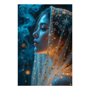 verzaubertes Lichtportrait Poster