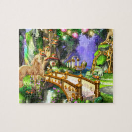 Verzaubertes magisches Einhorn Puzzle