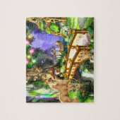 Verzaubertes magisches Einhorn Puzzle (Vertikal)