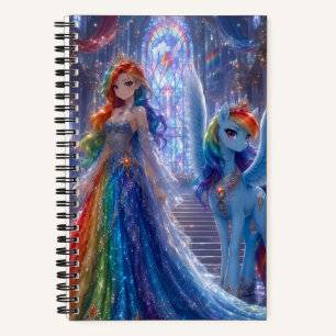 Verzaubertes Märchen Magisches Spiral-Skizzenbuch Notizblock