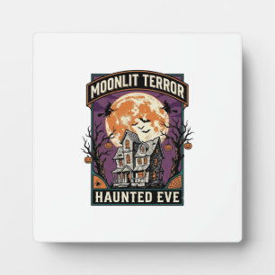 Verzaubertes Mond-Shirt Vintage-Gravur Halloween G Fotoplatte