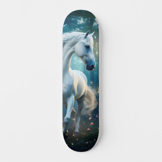 Verzaubertes Pferd Skateboard (Vorderseite)