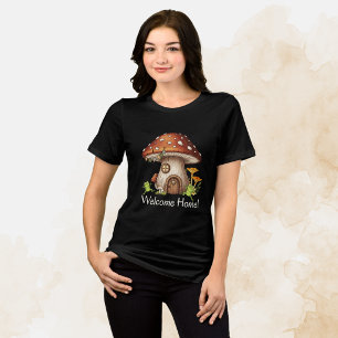 Verzaubertes Pilzhäuschen Tri-Blend Shirt