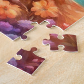 Verzaubertes Reh mit Blumen Puzzle (Seite)