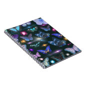 Verzaubertes SchmetterlingsNotebook Notizblock (Rechte Seite)