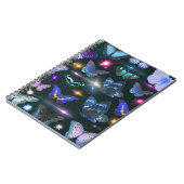 Verzaubertes SchmetterlingsNotebook Notizblock (Linke Seite)