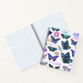 Verzaubertes SchmetterlingsNotebook Notizblock (Innenseite)