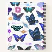 Verzaubertes SchmetterlingsNotebook Notizblock (Rückseite)
