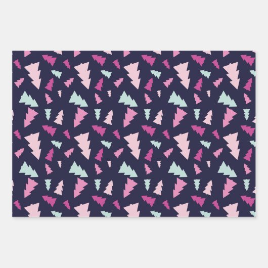 Verzaubertes Set aus 3 Folien Geschenkpapier Set (Vorderseite 3)