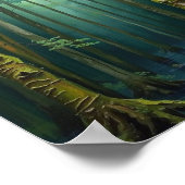 Verzaubertes Smaragd-Sanktuarium: Poster (Ecke)