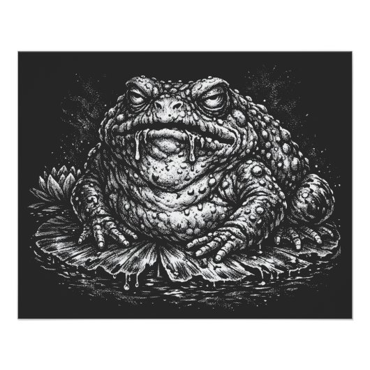 Verzaubertes Toad-Siegel von BurnsInHell Poster (Vorderseite)