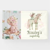 Verzaubertes Unicorn und Märchenspezifisches Foto  Banner (Horizontal)