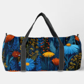 Verzaubertes Wald-Blumenmuster Duffle Bag (Vorderseite)