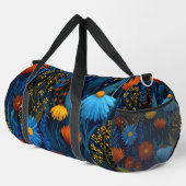 Verzaubertes Wald-Blumenmuster Duffle Bag (Rechte Ecke)