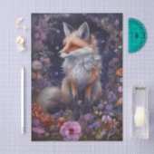 Verzaubertes Wald-Fuchs-Märchenbuch Seidenpapier (Handwerk)