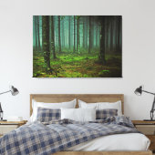 verzaubertes Wald Leinwanddruck (Insitu (Schlafzimmer))