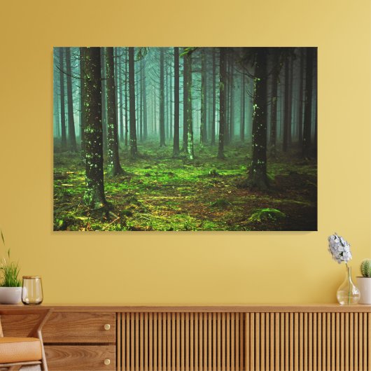 verzaubertes Wald Leinwanddruck (Insitu (Wohnzimmer))
