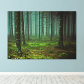 verzaubertes Wald Leinwanddruck (Insitu (Holzboden))
