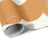 Verzaubertes Wald-Umschlagpapier Geschenkpapier (Rolleneckpunkt)