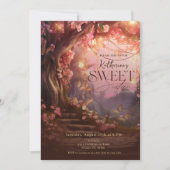 Verzaubertes Waldglühen Fantasy Woodland Süß 16 Einladung (Vorderseite)