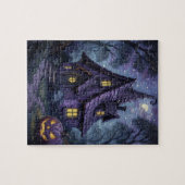 Verzaubertes Waldhaus Puzzle (Horizontal)