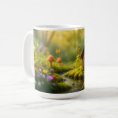 Verzaubertes Waldhäuschen Kaffeetasse (Vorderseite Links)