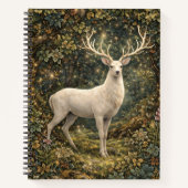 Verzaubertes Waldhirsch Notizbuch (Vorderseite)