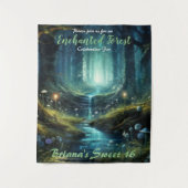 Verzaubertes Waldsüß 16 Wandteppich (Vorderseite)