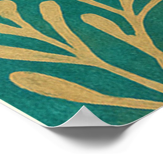 Verzaubertes Waldwild - Weichteilwald Poster (Ecke)