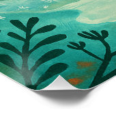 Verzaubertes Waldwild - Weichteilwald Poster (Ecke)