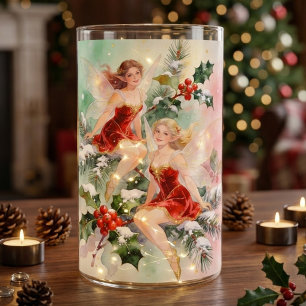 Verzaubertes Weihnachten 2 Feen Winter Thema TMF26 Seidenpapier