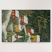 Verzaubertes Weihnachtsdorf Puzzle (Horizontal)