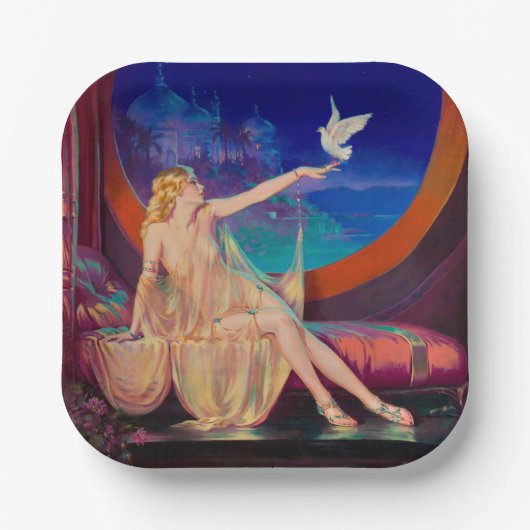 Verzauberung Arabian Haseki Sultans Prinzessin 192 Pappteller (Vorderseite)