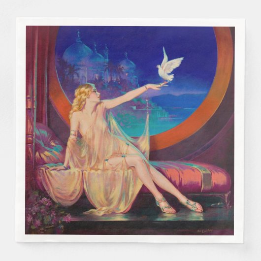 Verzauberung Arabian Haseki Sultans Prinzessin 192 Serviette (Vorderseite)