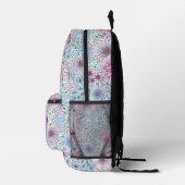 Verzauberung Bohemischer Pastelwiese-Blume Bedruckter Rucksack (Rechts)