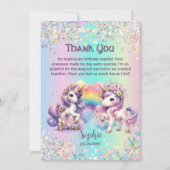 Verzauberung Dankeskarte (Vorderseite)