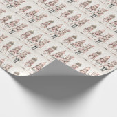 Verzauberung für klassische Pastel-Nutcracker Geschenkpapier (Ecke)