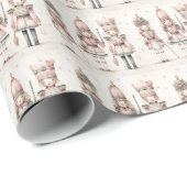 Verzauberung für klassische Pastel-Nutcracker Geschenkpapier (Rolleneckpunkt)