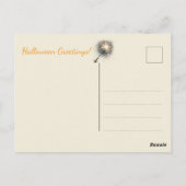Verzauberung Halloween-Begrüßung Postkarte (Rückseite)