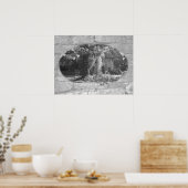 "Verzauberung im Wald" Poster (Küche)