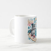 Verzauberung Moo Deng Hippo Kaffeetasse (Vorderseite Links)