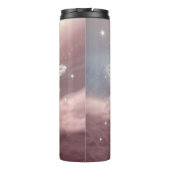 Verzauberung Pink Kitten mit Angel Wings Thermosbecher (Rückseite)