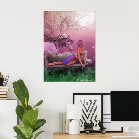 Verzauberung Poster (Heimbüro)