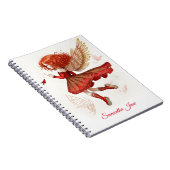 Verzauberung Rote Märchen schreiben Notizblock (Rechte Seite)