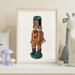 Verzauberung Vintager Nutcracker von Mina Lowry Poster