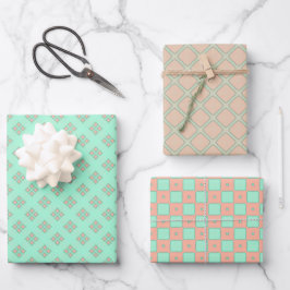 Verzauberung von Sets zum Umblättern von Papierblä Geschenkpapier Set
