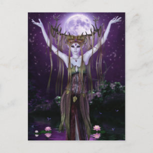 Verzauberungen der Postkarte der Nachtkreaturen