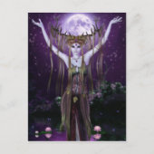 Verzauberungen der Postkarte der Nachtkreaturen (Vorderseite)