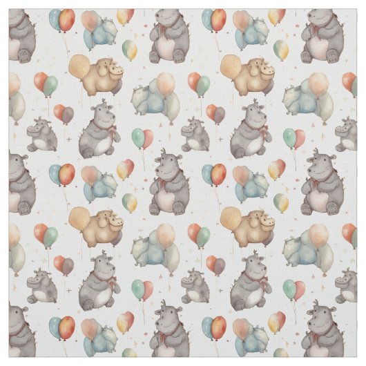 Verzauberungsfehler: Whimsy-Hippo Stoff (Muster)