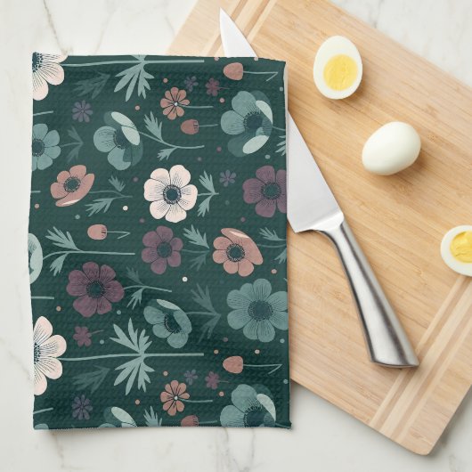 Verzauberungsmuster Geschirrtuch (Viertel Falte)